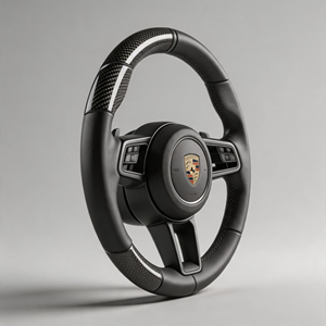 Volante de Fibra de Carbono Estilo GT Personalizado para Porsche Cayenne, Panamera, Macan, 718, 911, Accesorios de Modificación Interior - Product Image 6