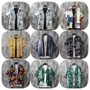 <span class=keywords><strong>Chemise</strong></span> décontractée à manches courtes pour <span class=keywords><strong>homme</strong></span>, tendance mode transfrontalière, été, style tropical hawaïen, imprimé <span class=keywords><strong>floral</strong></span>, satin respirant - Product Image 5