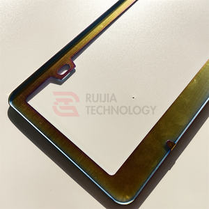 Cadre de <span class=keywords><strong>plaque</strong></span> d'<span class=keywords><strong>immatriculation</strong></span> personnalisé à effet arc-en-ciel, commande urgente, réduction en gros sur les cadres de <span class=keywords><strong>plaque</strong></span> d'<span class=keywords><strong>immatriculation</strong></span> - Product Image 3