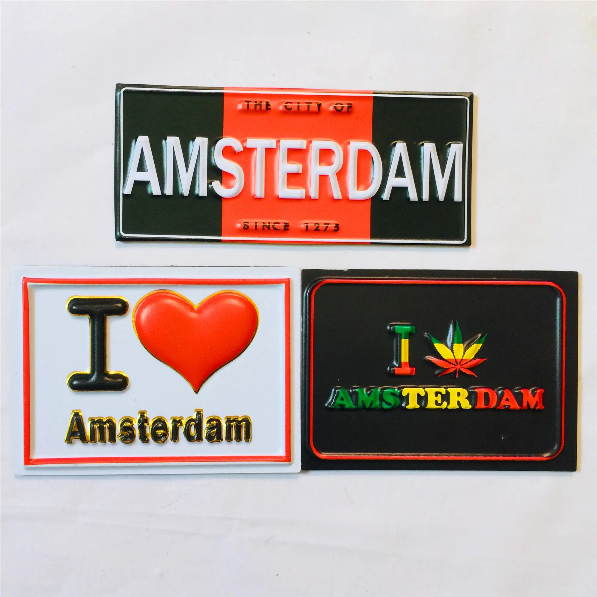 Promotie Groothandel 3D Pvc Nerthland Amsterdam Holland Souvenir Koelkastmagneet Voor Decoratie