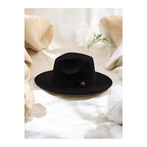 Chapeau Fedora Panama à large bord élégant de haute qualité en blanc, accessoire d'été élégant - Spk1145 - Product Image 4