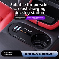 Chargeur de voiture compatible Porsche Cayenne Coupé Maybach, allume-cigare extensible, ports TYPE-C, 12V/24V, charge super rapide