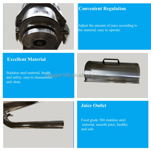 Extrusion en spirale Traitement des fruits <span class=keywords><strong>Extracteur</strong></span> de presse-agrumes Grenade fruit <span class=keywords><strong>Extracteur</strong></span> de <span class=keywords><strong>jus</strong></span> de gingembre Machine mélangeurs et centrifugeuses - Product Image 6