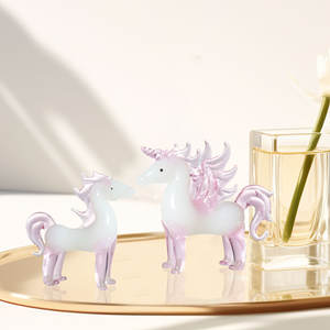 Juego de 2 Bolas de Cristal Rosa con Forma de Caballo, Ecológicas, Pulimentadas, Miniatura, para Regalo, Decoración del Hogar, LONGWIN - Product Image 6