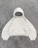 Ensemble sweat-shirt et pantalon de survêtement à jambes larges en deux pièces, poids moyen, unisexe, sweat-shirt à fermeture éclair surdimensionné personnalisé, écologique, 100% nylon, 500g