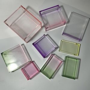 Hộp đựng <span class=keywords><strong>acrylic</strong></span> trong suốt có màu gradient tùy chỉnh, hộp <span class=keywords><strong>acrylic</strong></span> từ tính có nắp, hộp đựng <span class=keywords><strong>acrylic</strong></span> xếp chồng được, bảo vệ bằng <span class=keywords><strong>acrylic</strong></span> Etb - Product Image 2
