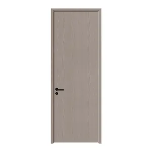 Porte in legno per interni dell'appartamento di vendita caldo porte in PVC per interni porte in legno per uso domestico