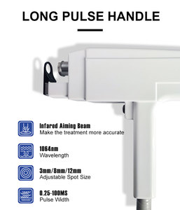 Máquina de depilación láser de pulso largo indolora 2026 2 Waves 808nm 1064nm para todo tipo de piel, estilo estacionario, con cepillo limpiador facial - Product Image 4