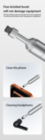 Outil porte-clés 3-en-1 : extracteur de carte SIM, brosse de nettoyage, ouvre-boîte - Gadget EDC essentiel