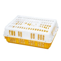 Cage de transport de poulet de volaille en plastique de haute qualité/boîte de transport de volaille