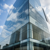 Verre trempé stratifié haute résistance avec film PVB SGP, verre de sécurité architectural renforcé pour vitrage structurel et mur-rideau