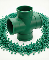 Gránulos de PVC Duro de Excelente Fluidez de Procesamiento, Material de Fácil Flujo con Producción Rápida para la Fabricación de Tuberías de Drenaje