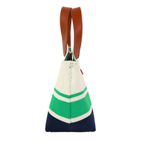 Bolso de hombro informal para mujer, bolso de punto de playa para verano, logotipo personalizado, nuevo estilo, bolso carnal 2025, bolso de playa tejido a mano para mujer
