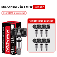 Capteur TPMS MX-Sensor en métal argenté, outils de réparation de pneus, moniteur programmable Maxi-TPMS Pad MX-Sensor