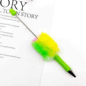 Alat tulis anak pena manik-manik 1.0mm lucu kreatif mode baru untuk festival DIY hadiah bola mewah penjualan terbaik - Product Image 4