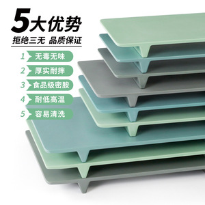 Assiettes rectangulaires en mélamine, couleur unie, qualité alimentaire, compatibles lave-vaisselle, pour restaurants, hôtels, plateaux de service - Product Image 1