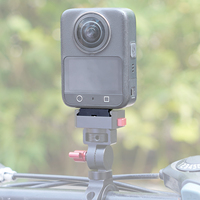 Plaque à dégagement rapide en alliage d'aluminium, capacité de charge de 5 kg, triple protection anti-chute pour appareils photo reflex numériques, caméras d'action, trépieds, stabilisateurs, vlogs et photographie