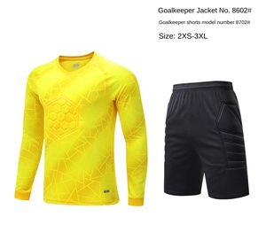 Traje de entrenamiento deportivo de <span class=keywords><strong>portero</strong></span> de fútbol para hombres, <span class=keywords><strong>ropa</strong></span> de manga larga para adultos y niños, conjunto de invierno con estampado de nombre - Product Image 4