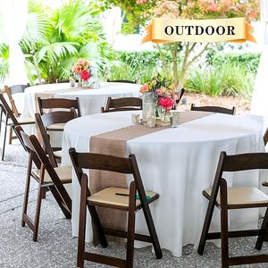 Tovaglia matrimonio banchetto tovaglie per eventi macchia resistente rughe copertura in poliestere lavabile Buffet feste e campeggio - Product Image 4