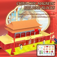 80 pcs capitale chinoise jouets pour enfants vente en gros jouets pour enfants modèle de construction bricolage blocs de construction miniatures puzzle jouet cadeaux