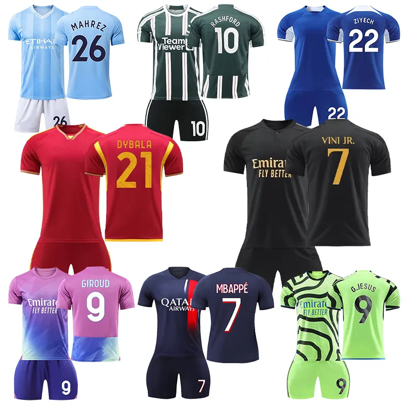 Wholesale Blank Soccer Jerseys High Quality For Men From Practice Soccer Jersey Team Wear