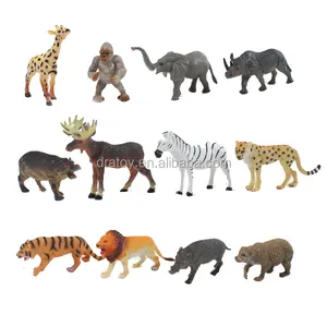 Großhandel Kinder Mini Kunststoff Tier Set Kunststoff Tier Spielzeug Bulk Kunststoff Tier Spielzeug
