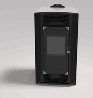 Poêle à granulés PINCHENG haute efficacité 30 KW avec connexion hydro/radiateur, chaudière à granulés avec enveloppe d'eau
