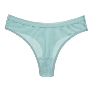 Tanga de algodón transpirable de cintura baja para mujer, sexy, tipo bikini, para uso diario - Product Image 6