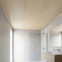 Panneau de plafond en PVC ignifuge et résistant aux UV, panneau de plafond décoratif en plastique, faux plafond 3D en PVC pour salle de restaurant