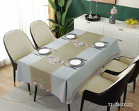 Nappe rectangulaire en PVC tissé, résistante aux taches, anti-déversement, imperméable, anti-huile, lavable, pour la cuisine et la salle à manger, usage domestique