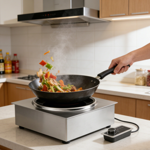 Table de cuisson à induction électrique encastrable 3500W, table de cuisson à induction commerciale avec boîtier de commande séparé - Product Image 4