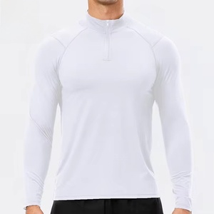 Disponibile Maglia Sportiva a Maniche Lunghe con Zip a Quarto, Personalizzabile, in Poliestere di Alta Qualità, per Allenamento, Corsa e Fitness, Taglia M - Product Image 2