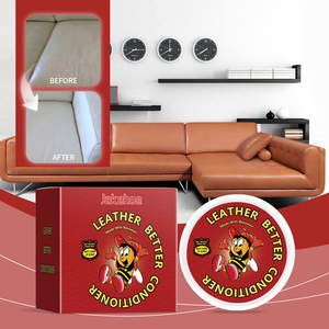 Crème de réparation et d'<span class=keywords><strong>entretien</strong></span> du <span class=keywords><strong>cuir</strong></span> naturel 2024, baume, revitalisant et protecteur pour canapé, siège de voiture, chaussures, sac, sac à main - Product Image 4