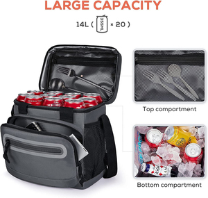 Custom Eco Insulated Picnic Lunch <strong>Bag</strong> <strong>Cool</strong> <strong>Bag</strong> Travel Food Storage Lunch Box <strong>for</strong> Packing <strong>Ice</strong> <strong>Blocks</strong>/<strong>bag</strong> - Product Image 4