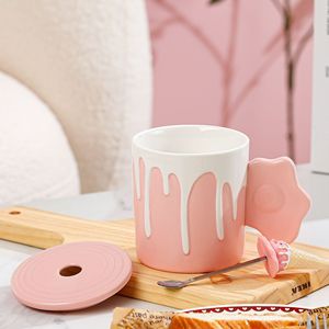 Taza Creativa de Cerámica con Diseño Exclusivo, Taza para Desayuno, Taza de Café de Cerámica de Alta Estética - Product Image 3