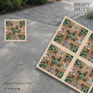 Première Choix - Carreaux de sol en porcelaine résistants aux acides 400x400mm, antidérapants numériques pour extérieur - Product Image 3
