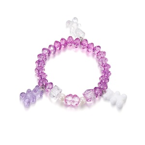 <b>Acrylic</b> Cartoon Bear Pendant Resin Jewelry Kids Bracelet Charm Colorful Animal Shape 10mm - Product Image 4