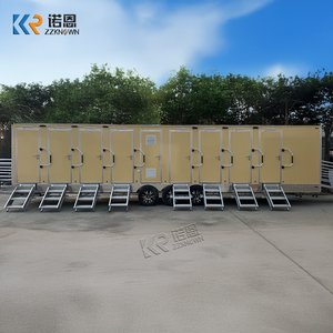 Remorque de toilettes de luxe commerciale, unité de toilettes mobiles, salle de bain modulaire, <span class=keywords><strong>caravane</strong></span> pour les infrastructures publiques gouvernementales - Product Image 3