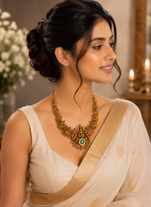 Collar de Oro de 24K, 14.47 Gramos, Joyería de Oro Tradicional Hecha a Mano para Mujer, Joyería para Bodas y Eventos Nupciales - Product Image 2
