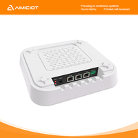 Sistema de Audio Inalámbrico para Conferencias con Montaje en Techo, Controlador Central AIOP, Solución Profesional para Reuniones y Votaciones, 30m