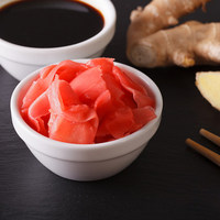 Jahe Asin Jepang Organik Gari, Bumbu Saus Sushi, Irisan Tipis Renyah, Hidangan Sashimi, Bersertifikat BRC USDA, Ekspor Grosir