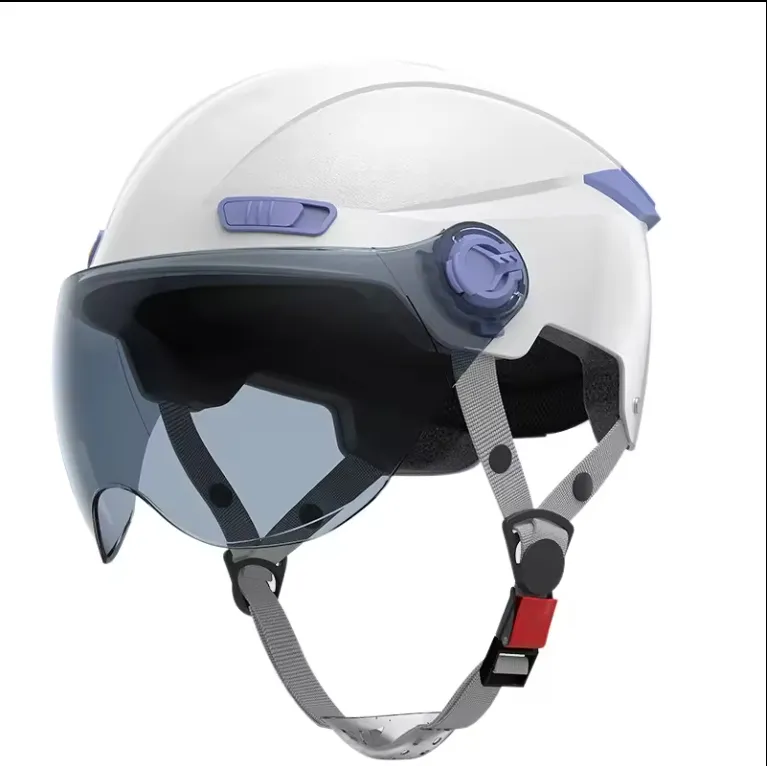 Winter Warm Half-Face Helmet for Electric Motorcycle