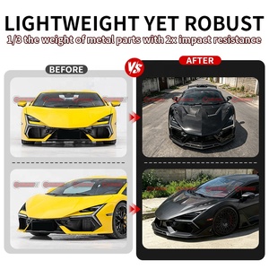 ชุดแต่งลิ้นหน้าคาร์บอนไฟเบอร์แห้งสไตล์ DK สำหรับ Lamborghini Revuelto รุ่นอัพเกรด ขายส่ง - Product Image 2