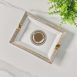 Cenicero Rectangular Conveniente, Cenicero Grande para Banquetes Familiares, Cenicero de Cerámica para Oficina y Restaurante - Product Image 5