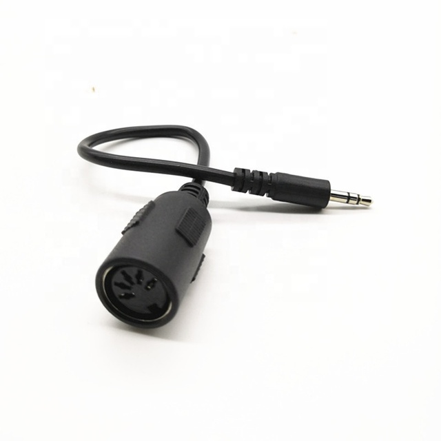 Custom 8 Pin 9 Pin 5pin Mini Din to 3.5mm Stereo Jack Audio Video Cable
