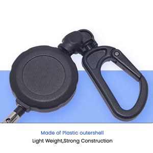 Joran Pancing Teleskopik Logam Anti Maling Kawat Carabiner Retractor Putar - Product Image 5