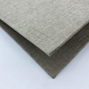 Menú de tela con MOQ bajo y tornillos de fijación, estilo cubierta de lino para restaurantes y bares - Product Image 4