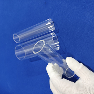 Высококачественная труба <span class=keywords><strong>Pyrex</strong></span> прозрачная боросиликатная прозрачная индивидуальная фурнитура из чистого кварца - Product Image 2