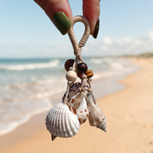 Wholesale Natural <b>Shell</b> Wind Chime Handmade Seashell Pendant Rope Hanging <b>Ornament</b> for Travel Home Decor Gift Coastal Decoration - Product Image 5