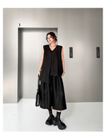 Nouveautés Bettergirl 2026 : Ensemble décontracté avec haut sans manches asymétrique et pantalon large